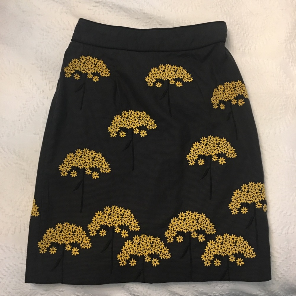 Anthropology Floreat pencil skirt